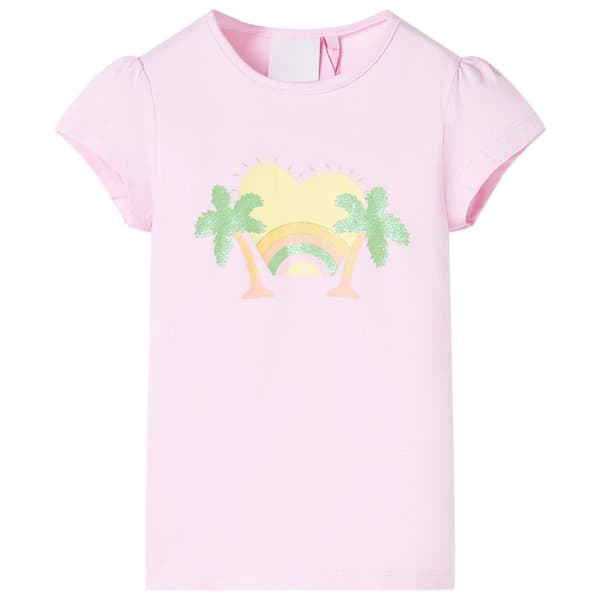 Børne-T-shirt, lyserød, 128