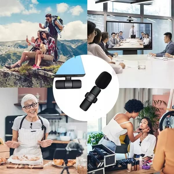 Zenwire K1 mini slipsmikrofon trådlös kondensator USB-C dator