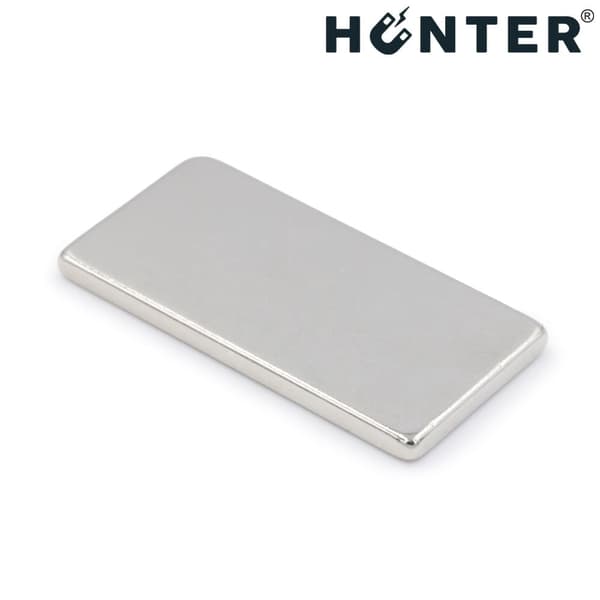 NEODYMMAGNET 30x15x2 mm STARK PLÅT Stång, Rektangulär, HUNTER