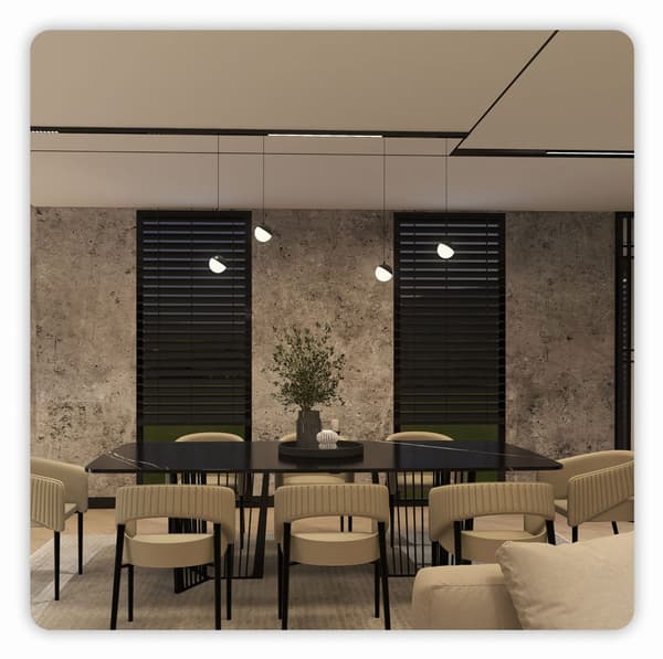 Spotlight LED WiFi Zigbee Sphere Sort 6W til Magnetiske Skinner SMART TRACK 48VDC 3000-5000K Dæmpbar
