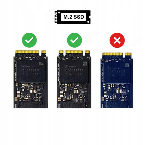 Zenwire USB-C 7-i-1 SSD-husbefæstelse M.2 NVME PCIE SATA SD-adapter
