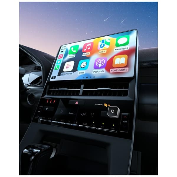 Ottocast CP88-T2 Mini Cube CarPlay Bluetooth-biladapter Silver