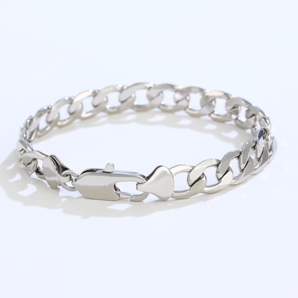 Herrarmband i silver 925 silverarmband 5mm/21cm rustning