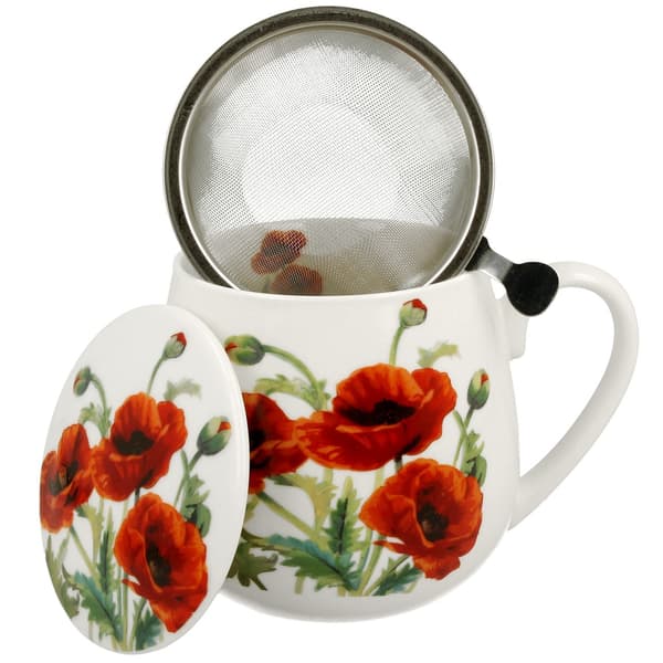 Porcelænskrus med klassisk infuser