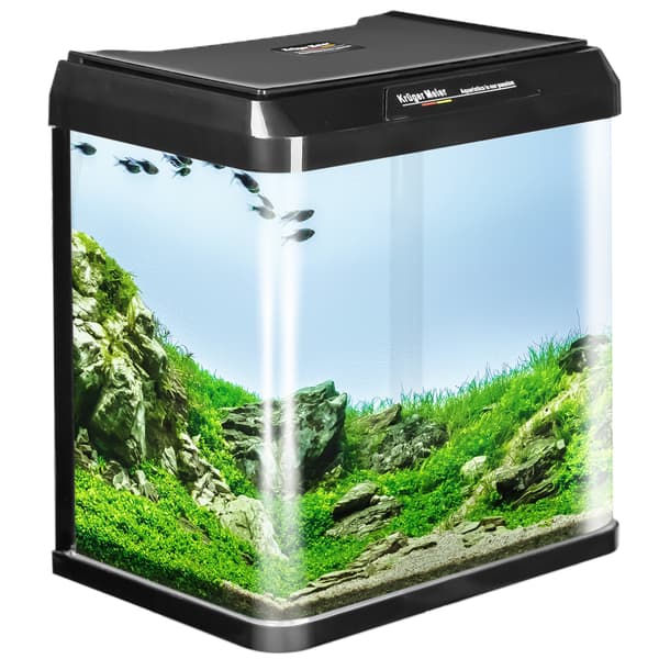 Kruger Meier Como Akvarium 7l - akvarieset svart