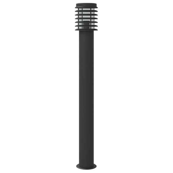 vidaXL havelampe sort 110 cm rustfrit stål