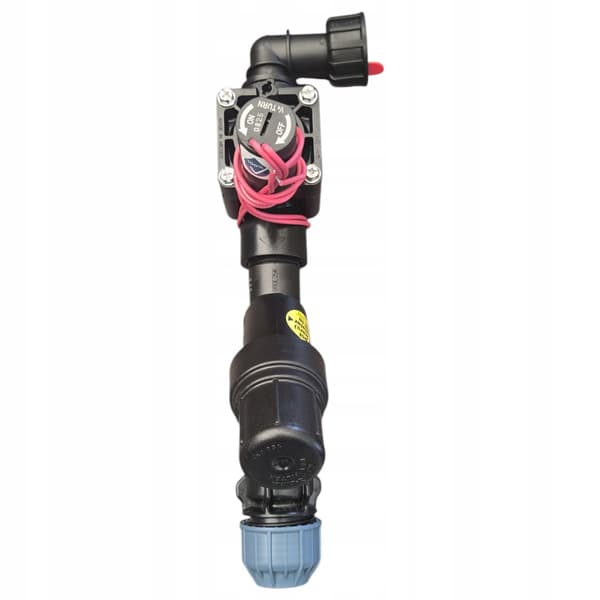 Sektion til drypledning, PGV magnetventil, RBY, albue, PE 25