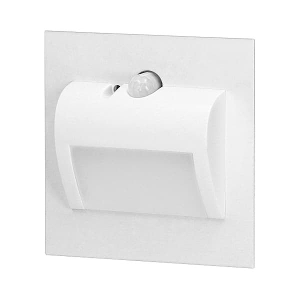Infälld trapplampa med rörelsesensor DRACO LED 4000K vit