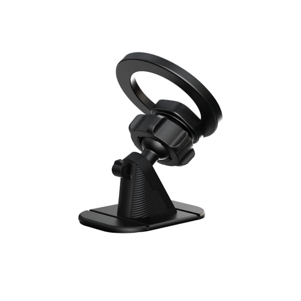 Magnetisk telefonholder til instrumentbrættet i bilen, sort