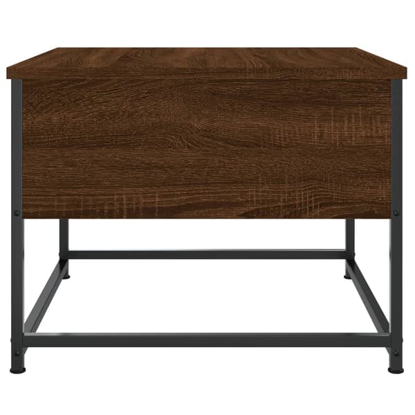 vidaXL sofabord brunt egetræ 51x51x40 cm