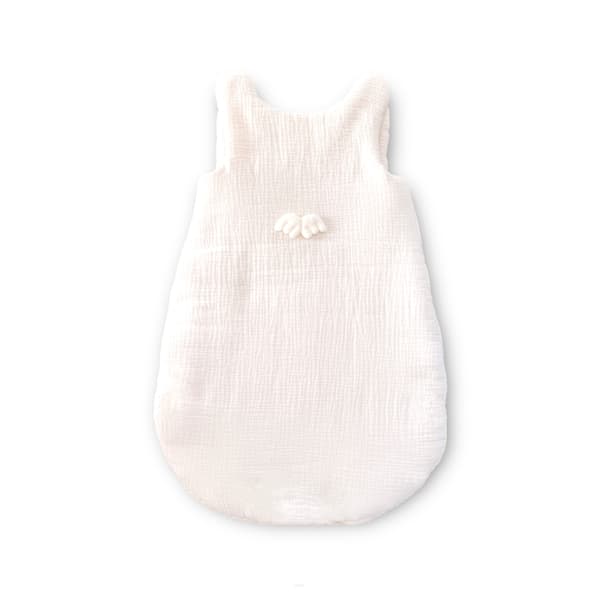 Isoleret muslin sovepose til babyer (Latte Angel)