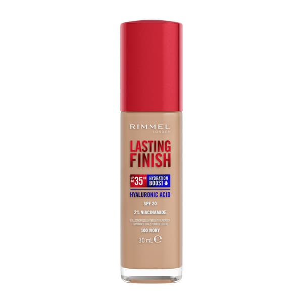 Rimmel Lasting Finish 35H Coverage Foundation SPF20 - 100 IVORY 30ml