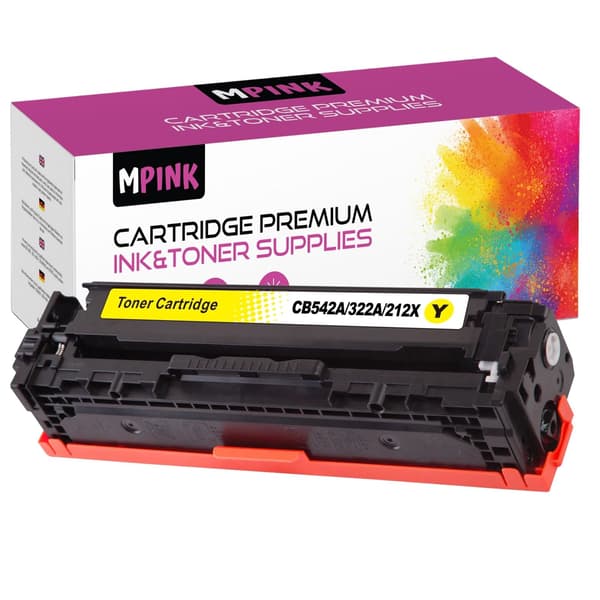 Toner til HP CB542A/CE322A/CF212X Gul GP