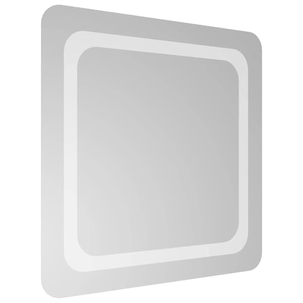 vidaXL Badrumsspegel med LED, 50x50 cm