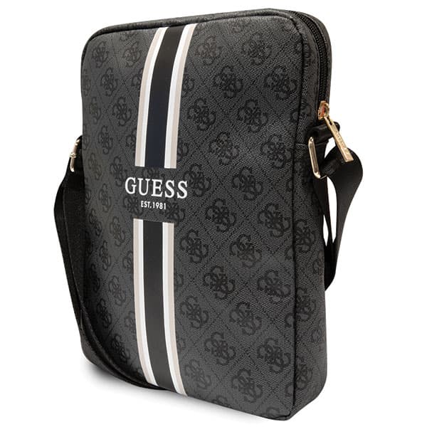 Guess 4G Stripes Tablet-taske til bærbare computere op til 10", sort