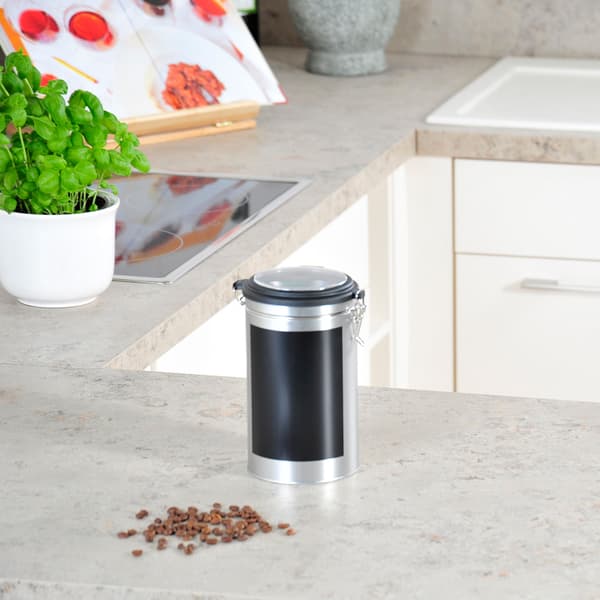 Kaffebehållare med griffeltavla 11xh19 cm