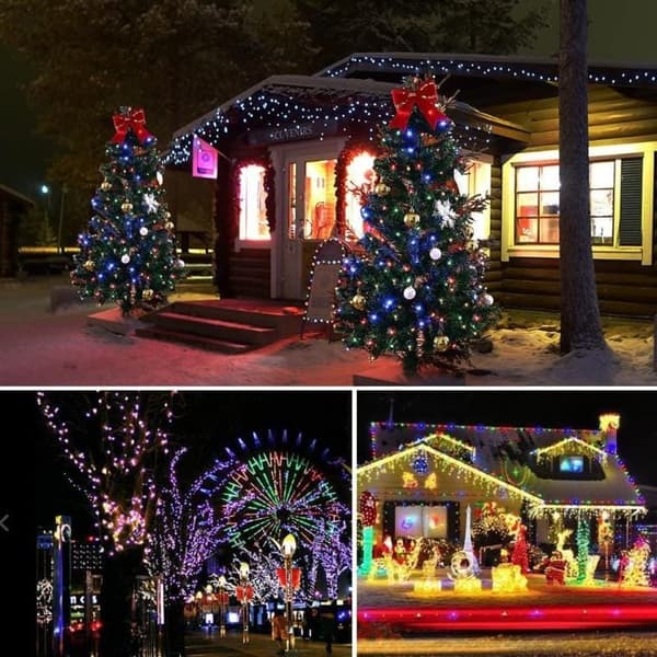 JULGRANSLJUS 240 LED-SOLAR MULTI