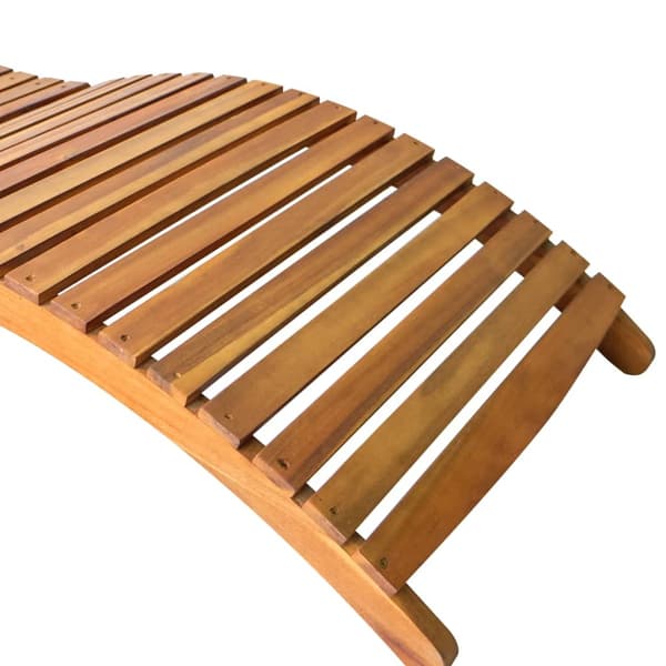 vidaXL Solstol Solid Acacia Wood Brown