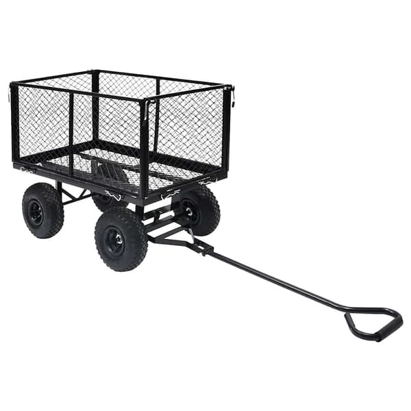 vidaXL havevogn sort 350 kg