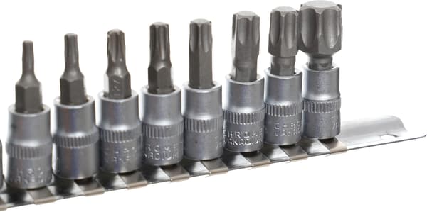 1/4" hylsysarja, 9 osaa. KD10241