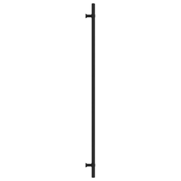 vidaXL skabsgreb 10 stk. sort 480 mm rustfrit stål