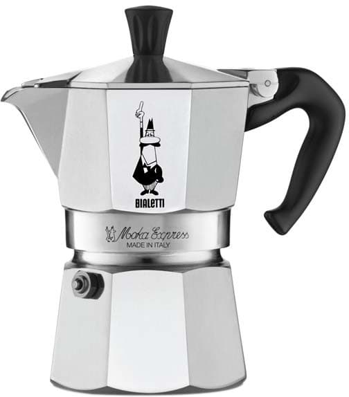 Bialetti Moka Express 4-kops kaffemaskine 230 ml sølv (0001164)