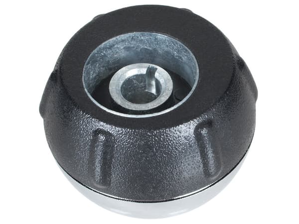 Fiat 500 2007- gearknap krom og sort 5 gear