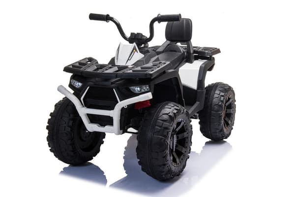 JC333 Vit batteridriven fyrhjuling