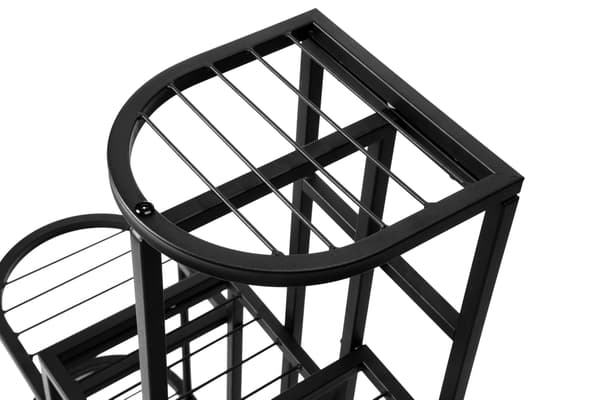 STIGAN sort metal loft blomsterstander