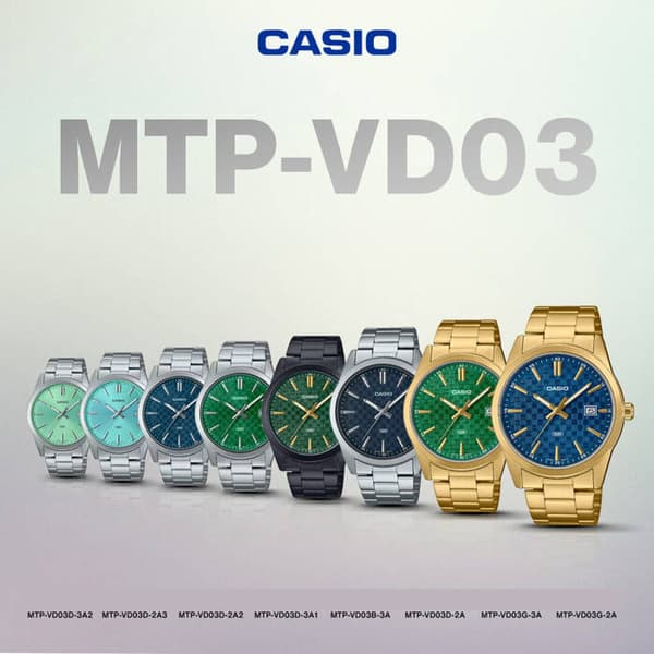 Mieskello CASIO MTP-VD03D-2A + laatikko