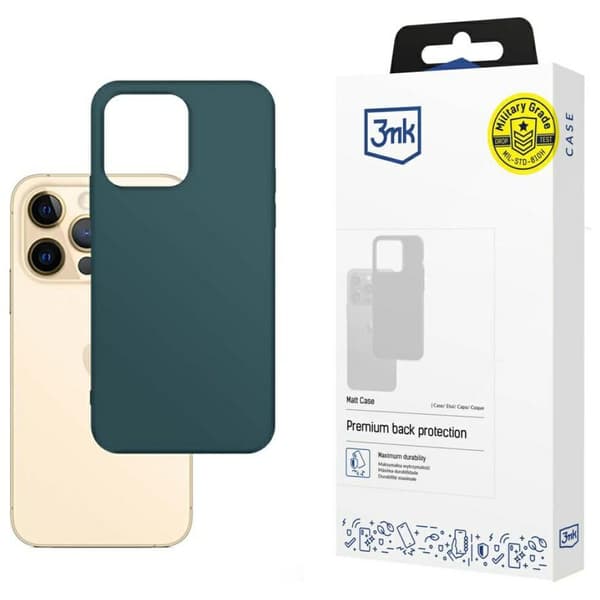 3MK Matt cover til iPhone 13 Pro, lysegrøn