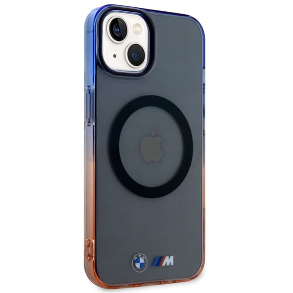 BMW Gradient Bumper MagSafe-skal till iPhone 14 Plus, grått