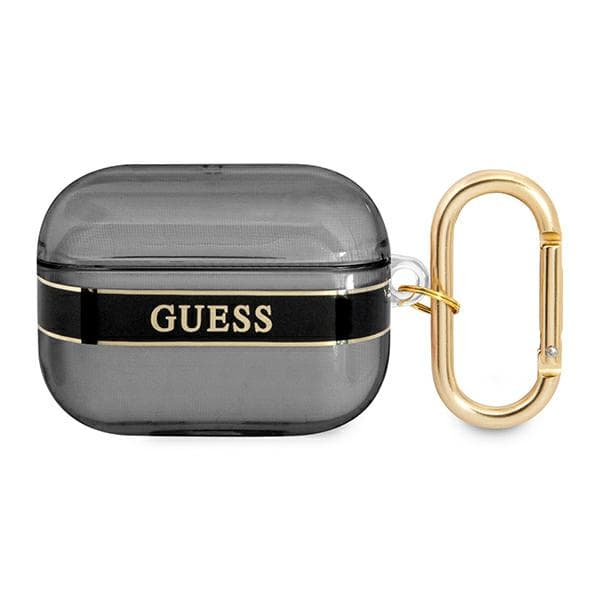 Guess Strap Collection-etui til AirPods Pro, sort