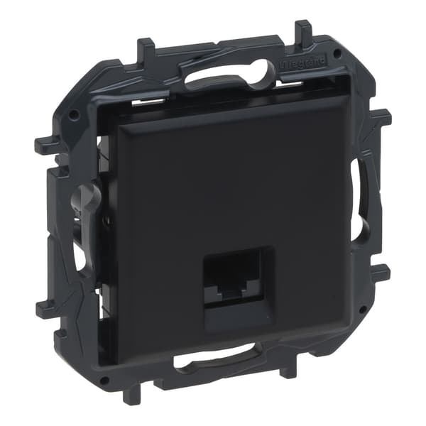 RJ45-stik kat. 5e UTP - sort, niloe step