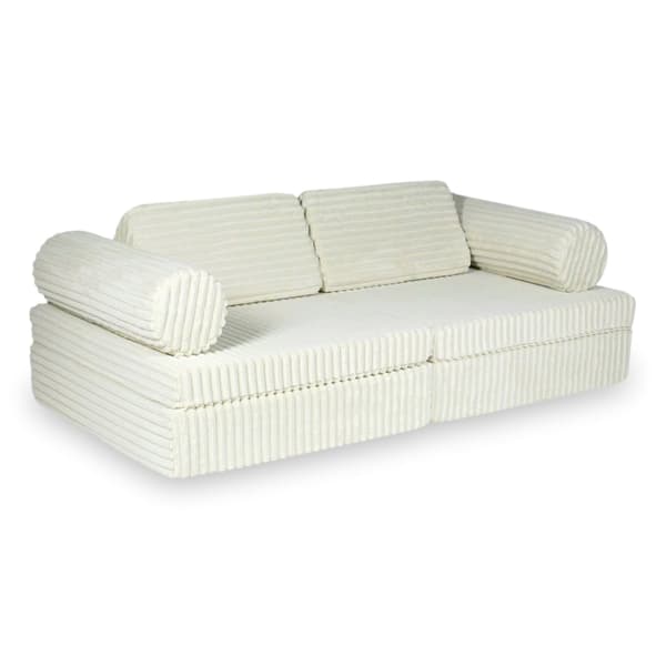 Montessori Premium Waffle Beige Leksoffa