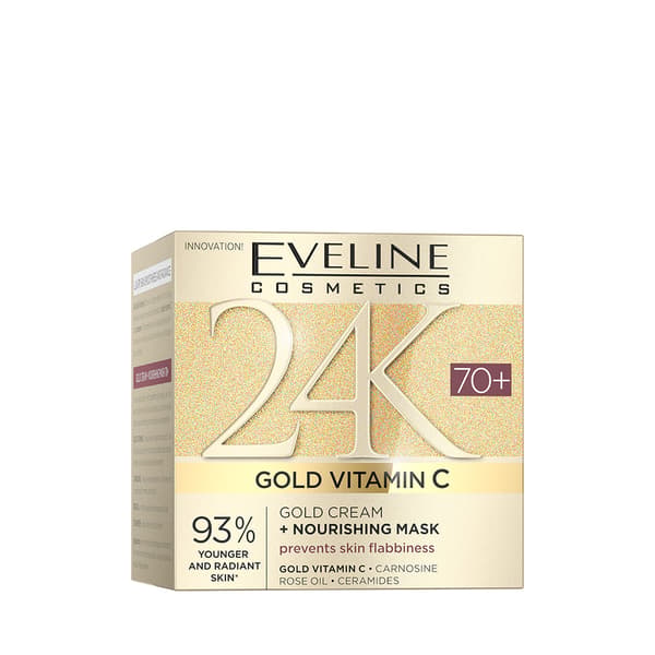 Gyllene närande krämmask 70+