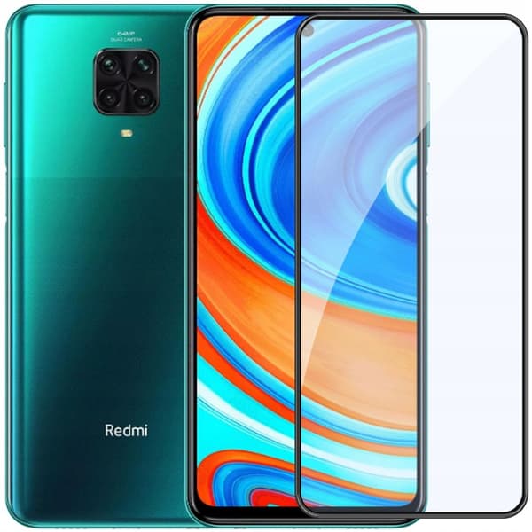 Härdat glas för XIAOMI REDMI NOTE 9 PRO / 9S med helskärmstäckning