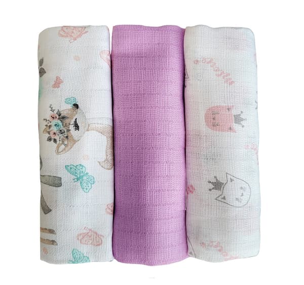 Tygblöjor 3 delar (set T)