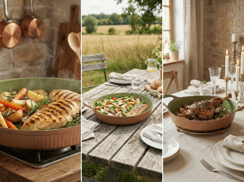 FOREST GRILL ALUMINIUM STEGEPANDE 28CM