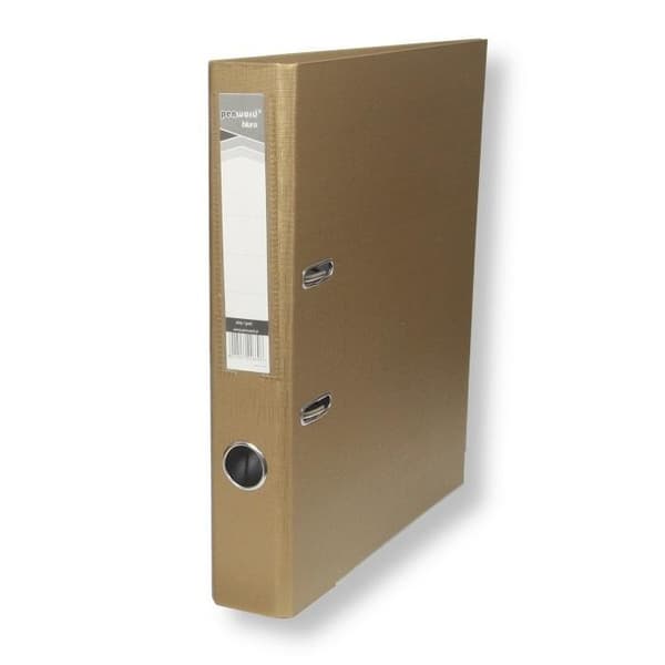 A4-bind med 5 cm guldbeslag