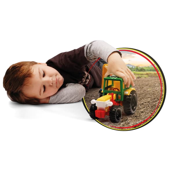 Traktor med hästsläp 35003