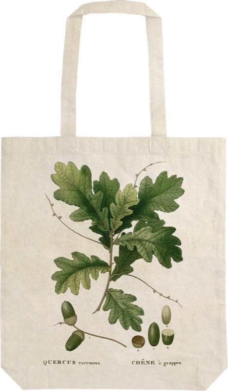 STBAG06 Oak Leaf -puuvillainen ostoskassi