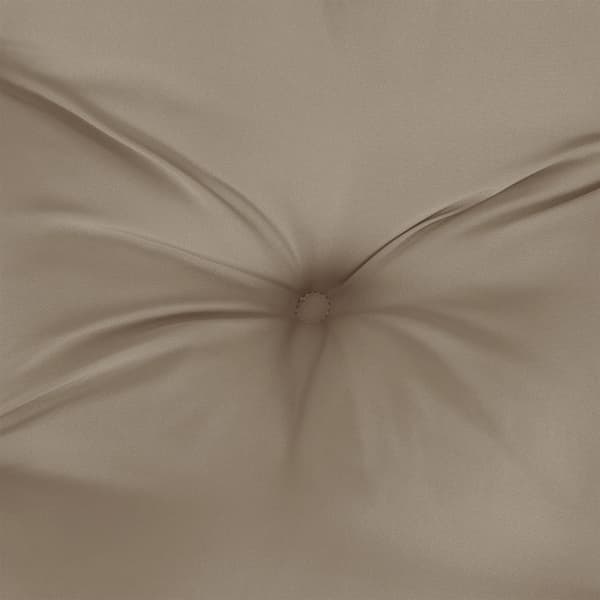 vidaXL Pallsoffkuddar, 2 st, Taupe, Tyg