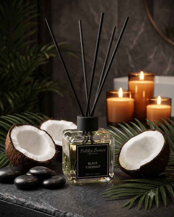 Sort kokosnød aromadiffuser