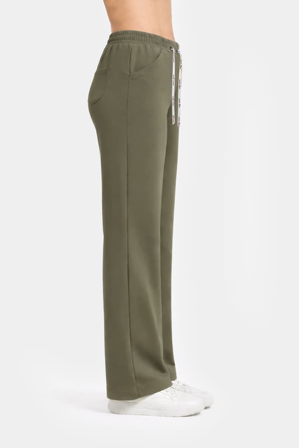 Dame Plazo bløde bukser PLAZO BLACK PANTS S