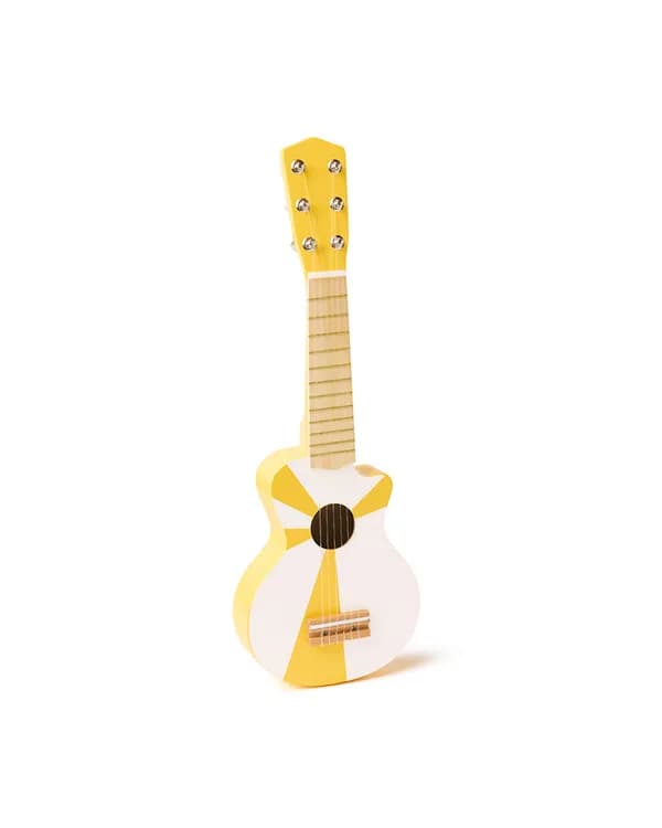Kid's Concept - Gitara gul hvid