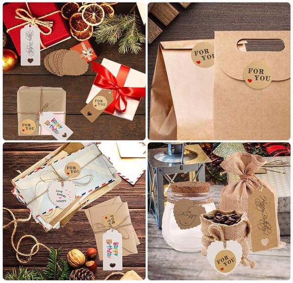 Pappersetiketter DIY 120 st.