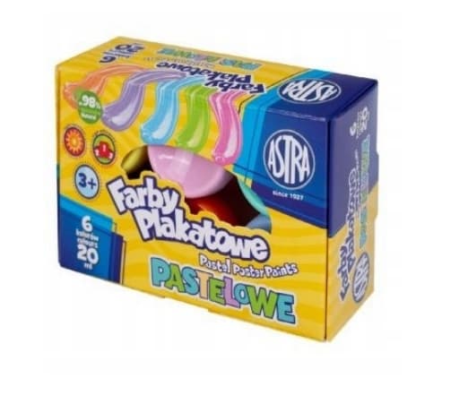 PASTEL POSTER MALING 6 FARVER 20 ML 4281