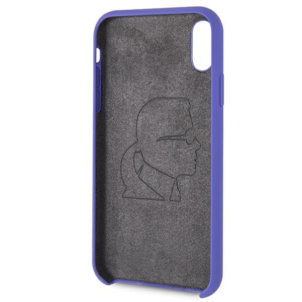 Karl Lagerfeld silikone-etui til iPhone Xr, lilla