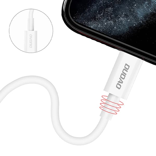 L6X USB-C - iPhone Lightning PD 20W 1m Kabel - Hvid
